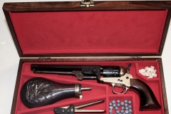 Colt Navy Percussion Revolver in presentation case.