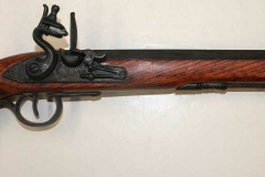 Non-firing replica Kentucky Flintlock pistol.