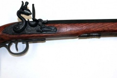 Non-firing replica Kentucky Flintlock pistol