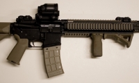 moviegunguy.com, movie prop assault rifles, custom ruger sr-556
