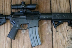 Non-firing replica custom silenced M4
