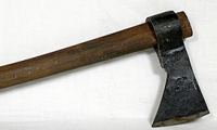 moviegunguy.com,  Axes, Maces, Spears, War Clubs,  Rubber Hnad Axe Tomahawk