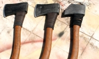 moviegunguy.com,  Axes, Maces, Spears, War Clubs,  Hand Axe Set