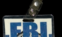 prop police/SWAT gear, Clip-On FBI Badge Holder, moviegunguy.com