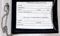 prop police/SWAT gear, Hanging ID Holder, moviegunguy.com