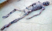 moviegunguy.com, movie prop corpses, burned corpse
