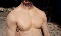 moviegunguy.com, movie prop corpses, Specialty Fiberglass Torso with blood pumping internal tube system