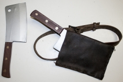 moviegunguy.com,  Edged Weapons Sets, Meat Cleaver Set