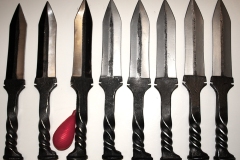 Railraod Spike Knife Set