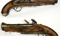 Flintlock Blunderbuss Pistol Replica, moviegunguy.com