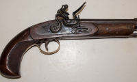 short barrel flintlock pistol, moviegunguy.com
