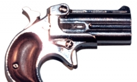 moviegunguy.com, movie prop handguns, derringer, nickel plated over under