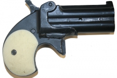 moviegunguy.com, movie prop derringer handgun, Non-firing Replica Derrringer with Ivory Grips