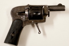 movie prop handguns, revolver, Early 1900s 5-shot hammerless pocket revolver, moviegunguy.com