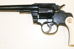 movie prop handguns, revolver, 1920s Colt revolver with ivory grips, moviegunguy.com