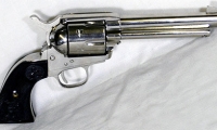moviegunguy.com, movie prop handguns, revolver, colt peacemaker nickel