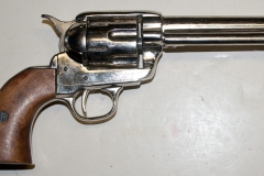 movie prop handguns, revolver, replica Nickel Plated Colt Peacemaker, moviegunguy.com