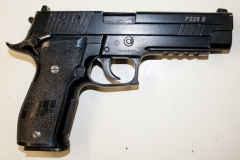 moviegunguy.com, movie prop handgun, replica Sig Sauer P226