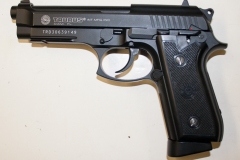 moviegunguy.com, movie prop handgun, Taurus PT92 blow back