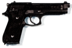 moviegunguy.com, movie prop handguns, semi-automatic, replica beretta 92f