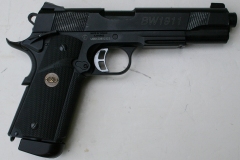 moviegunguy.com, movie prop handguns, semi-automatic, Replica Blackwater 1911