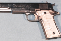 moviegunguy.com, movie prop handguns, semi-automatic, colt .45 nickel