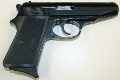 Non-firing replica black Walther PPK