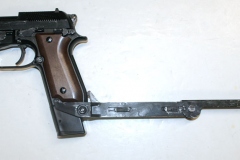 Beretta 93-R Machine Pistol with blow-back action.