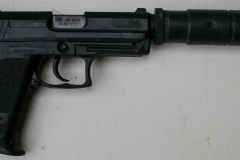moviegunguy.com, movie prop handguns, semi-automatic, replica HK pistol with silencer