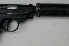 moviegunguy.com, movie prop handguns, semi-automatic, Replica Colt .25 auto with silencer