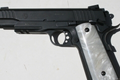 moviegunguy.com, movie prop handguns, semi-automatic, taurus with pearl grips