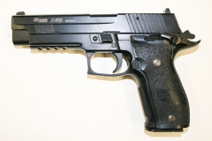 moviegunguy.com, movie prop handguns, semi-automatic, Sig Sauer blow back gas