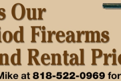 Best Quality and Rental Prices on Western Weapons