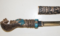 Egyptian Scpeter with hidden blade, moviegunguy.com