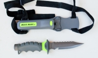 Custom Dive Knife and Sheath, moviegunguy.com