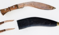 Kukri Knife with Two Small Blades, moviegunguy.com