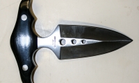 Push Dagger with Wood Grip, moviegunguy.com