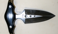 Push Dagger with Wood Grip, moviegunguy.com