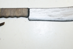 Rubber Knife with lanyard, moviegunguy.com