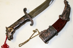 Ceremonial Dagger with horse head, moviegunguy.com