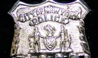 moviegunguy.com, prop police/SWAT gear, NYPD silver badge
