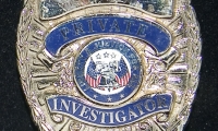moviegunguy.com, prop police/SWAT gear, Private Investigator badge