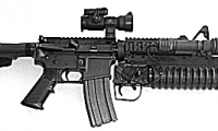 prop modern US military guns/gear, M4 flat top