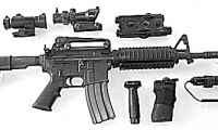 prop modern US military guns/gear, replica M4