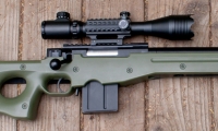 prop modern US military guns/gear, replica Accuracy International AW Sniper Rifle