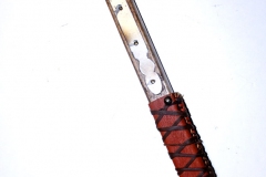 moviegunguy.com, movie prop axe, Medieval Battle Axe with leather wrap