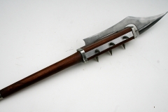 moviegunguy.com,  Medieval Weaponry and Armor, Mace with blade and spikes