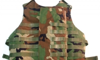 prop modern US military guns/gear, military assault vest