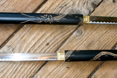 moviegunguy.com,  Katanas, Martial Arts and Ninja Weapons, Staff with hidden double blades