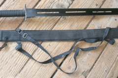 moviegunguy.com,  Katanas, Martial Arts and Ninja Weapons, Asian straight sword with leather-wrapped handle.